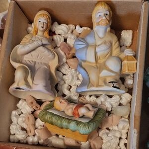 Nativity Figurine Set with Baby Jesus